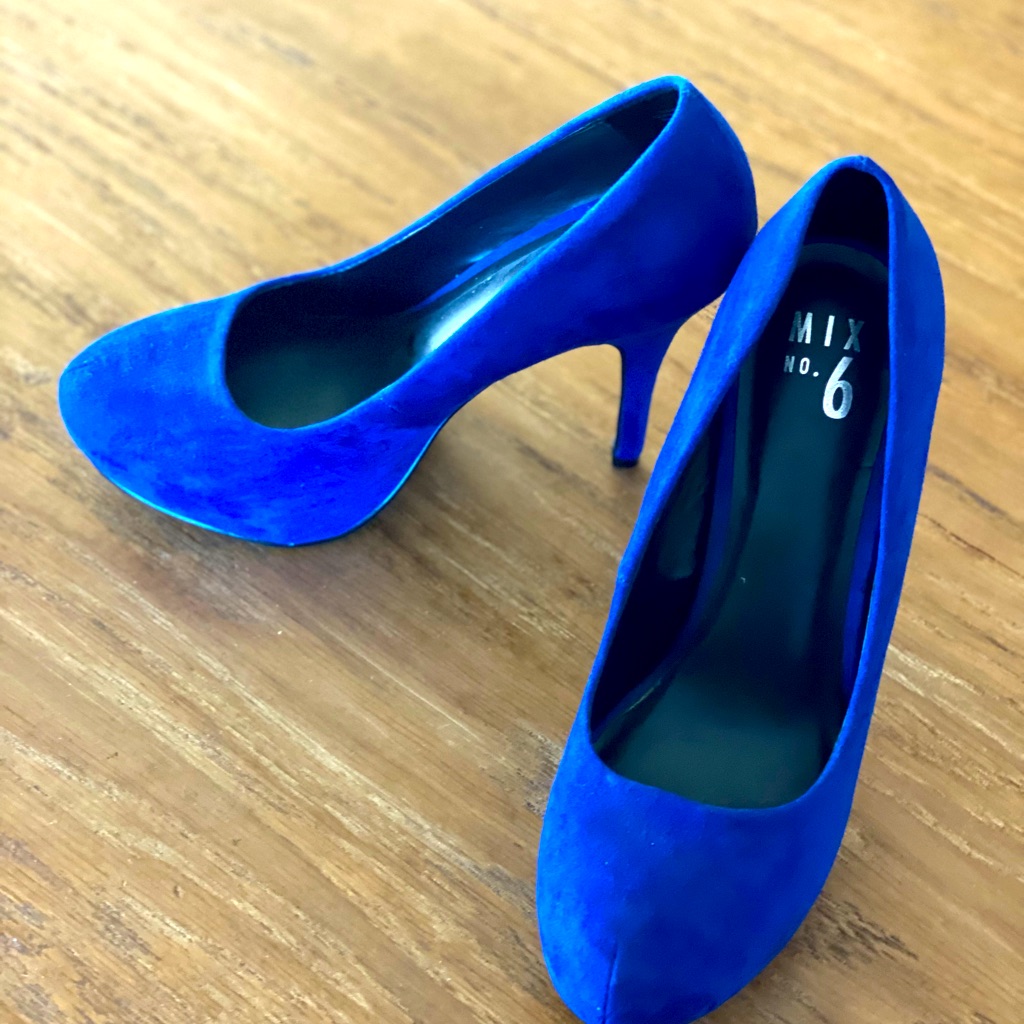 Brand New Blue Heels